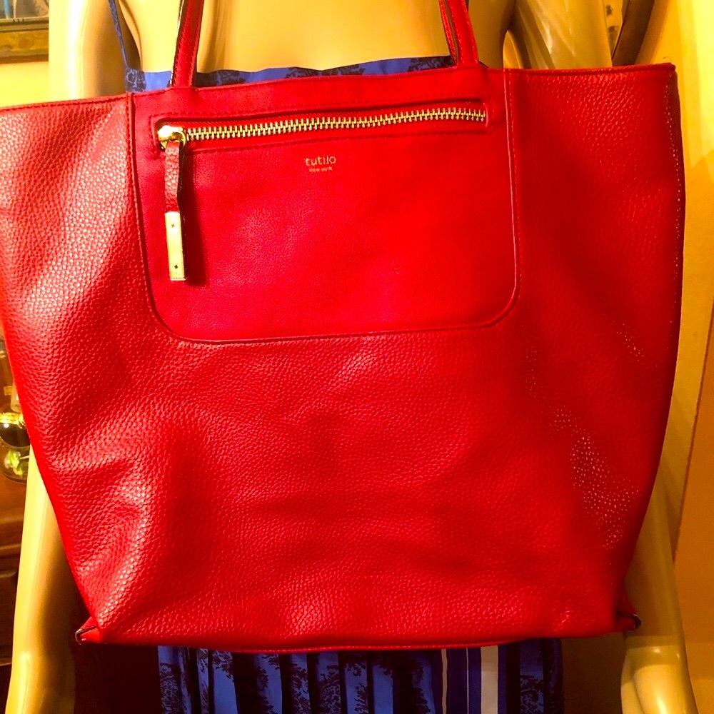 tutilo of New York  tote 13 x 18 12 inch strap.$10.00 or 3 for $25.00